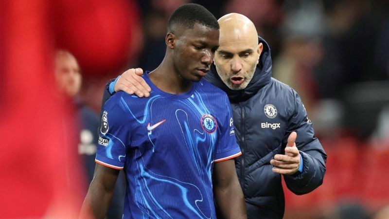 El mediocampista del Chelsea, Moises Caicedo, se perderá el partido ante Palmeiras por acumulación de tarjetas.