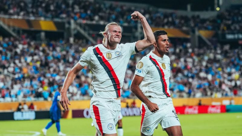 Erling Haaland convirtió el 2 a 2 para que los equipos se fueran al tiempo extra.