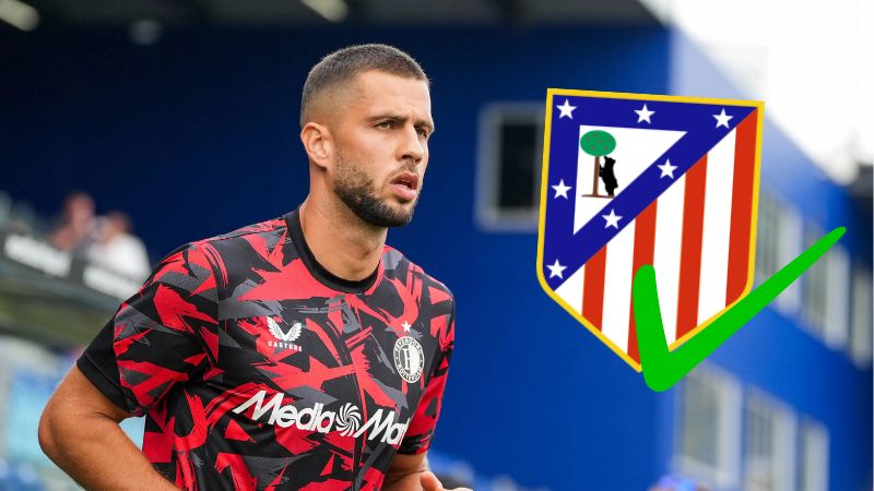 El Atlético de Madrid anunció que llegó a un acuerdo con el Feyenoord de la Eredivisie por el defensa eslovaco David Hancko.