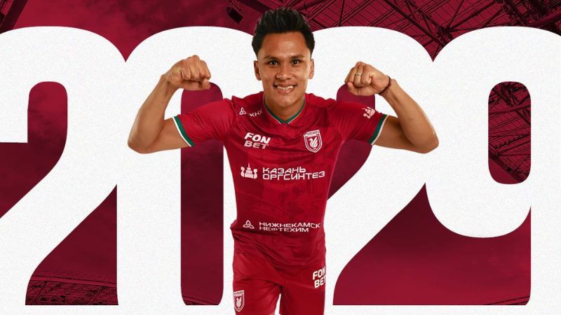 El Rubin Kazán presentó de manera oficial a Denil Maldonado como nuevo futbolista del equipo ruso.