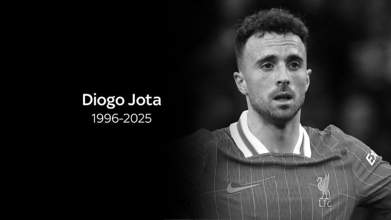 El atacante portugués del Liverpool, Diogo Jota, murió este jueves en un accidente automovilístico.
