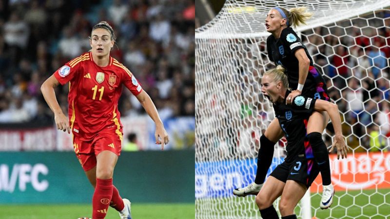 España e Inglaterra se enfrentan este domingo en la final de la Eurocopa femenina.