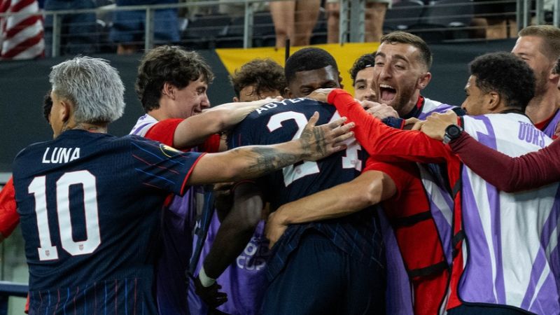 Con varios jóvenes, Estados Unidos se encamina hacia la final de la Copa Oro 2025.