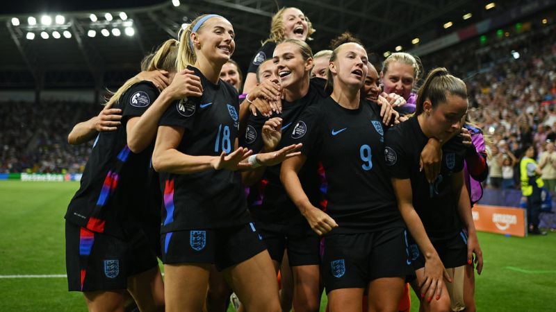 Las inglesas están con méritos propios en la final de la Eurocopa femenina.