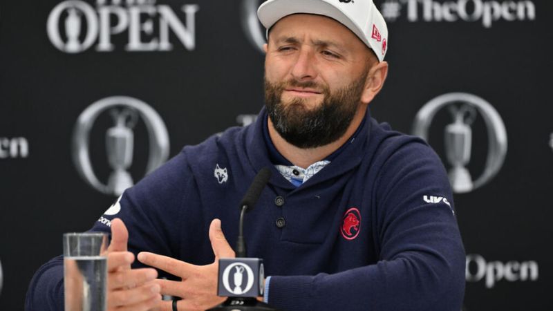 El golfista Jon Rahm, confía poner fin a la sequía española en el Abierto Británico.