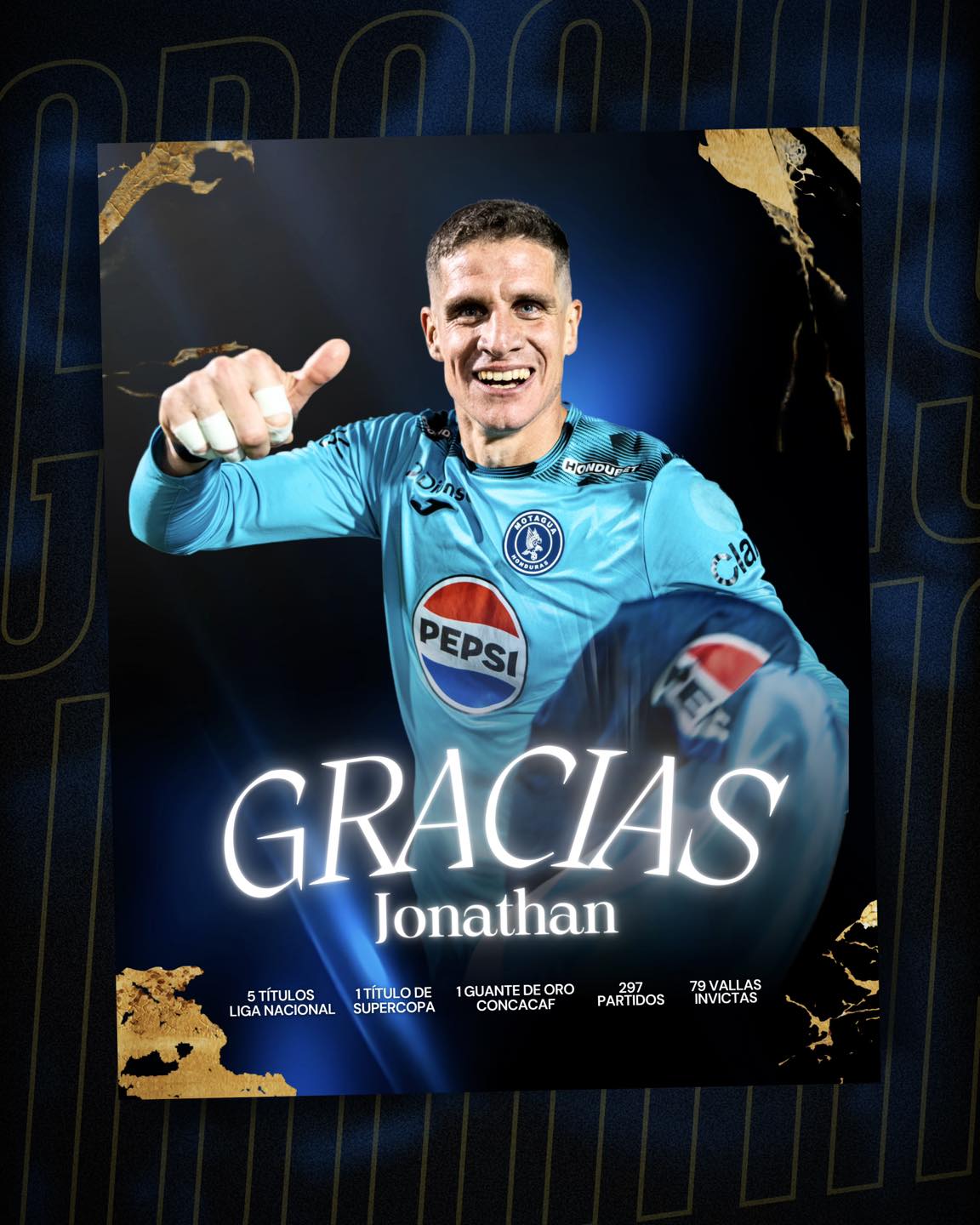 Jonathan Rougier se olvidó totalmente de Motagua y del fútbol hondureño.
