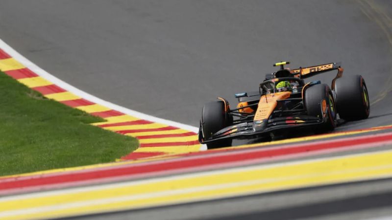 Lando Norris saldrá desde la pole position del Gran Premio de Bélgica de Fórmula 1.