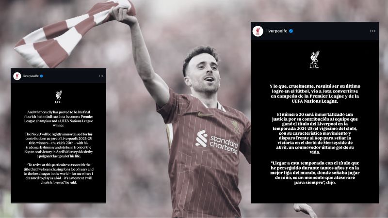 Los ingleses también publicaron su comunicado en sus redes sociales.