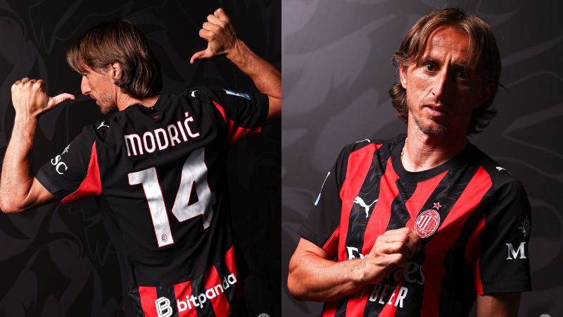 El AC Milan presentó de manera oficial a Luka Modric como nuevo fichaje del equipo.