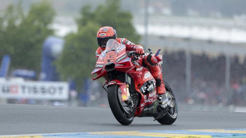 El piloto español, Marc Márquez, comanda la actual temporada de MotoGP.