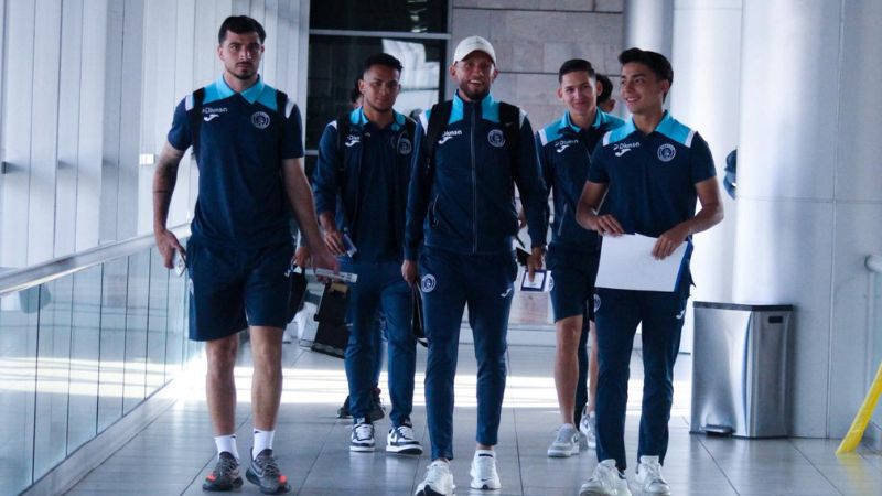 El plantel de jugadores de Motagua ya está en Belice, donde este martes visita al Verdes FC.