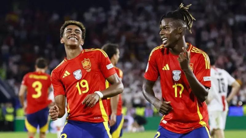 Nico Williams y Lamine Yamal ganaron la Eurocopa 2024 como compañeros en "La Roja".