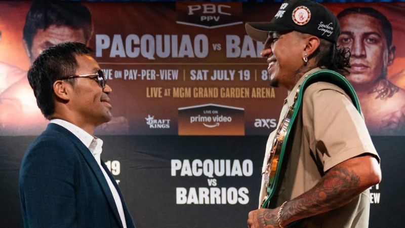 El boxeador filipino, Manny Pacquiao, buscará sorprender al estadounidense Mario Barrios en su regreso al ring.