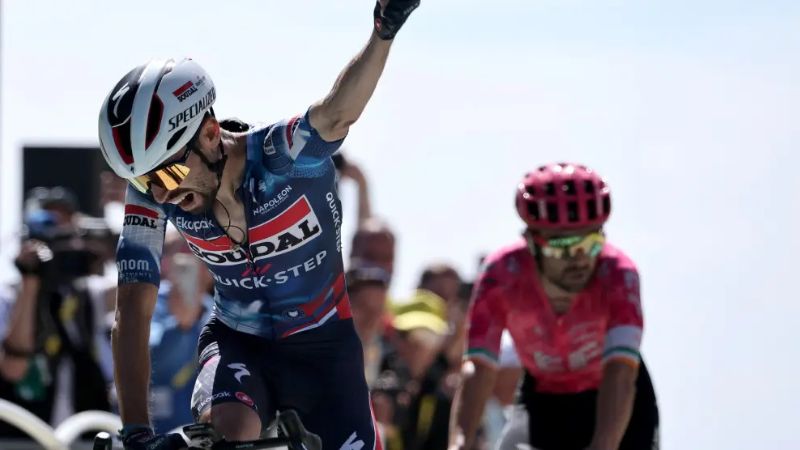 El ciclista francés consiguió su tercera victoria profesional en su carrera.