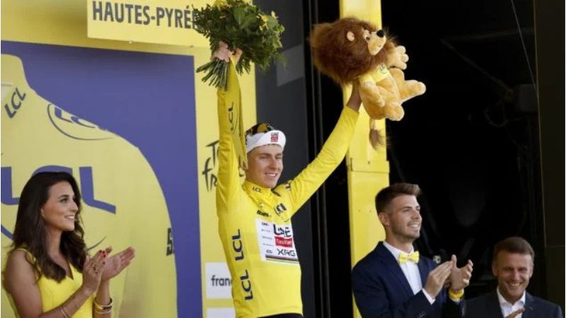 Pogacar le cerró las puertas a sus demás rivales en el Tour de Francia.
