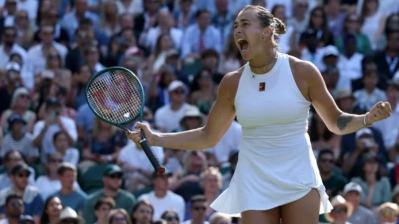 La tenista bielorrusa, Aryna Sabalenka, clasificó a las semifinales de Wimbledon por tercera vez en su carrera.
