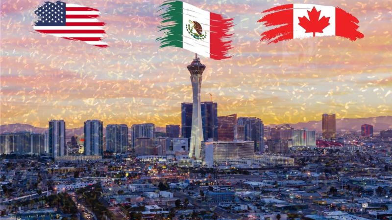 El Mundial de 2026 tendrá como sedes varias ciudades de México, Estados Unidos y Canadá.