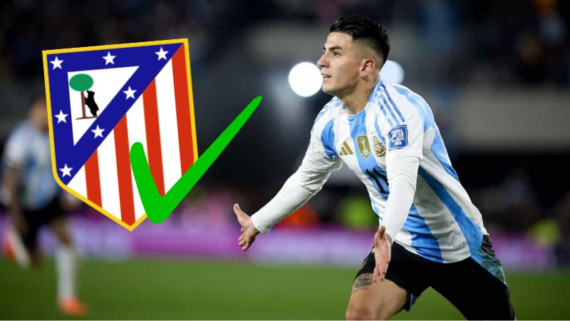 El Atlético de Madrid y el Botafogo llegaron a un acuerdo para el traspaso del volante argentino, Thiago Almada.