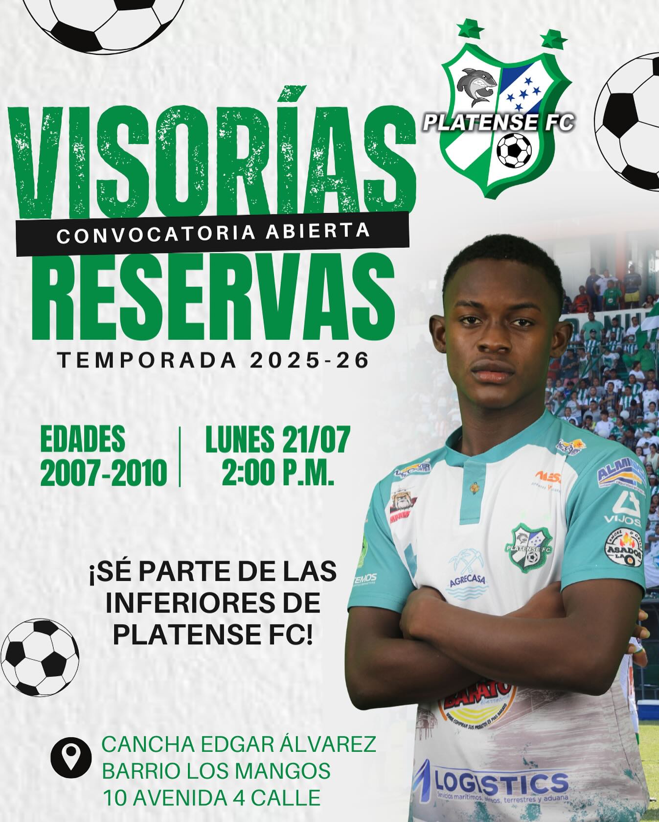 Así llama Platense a los jóvenes que deseen integrar las reservas del club.