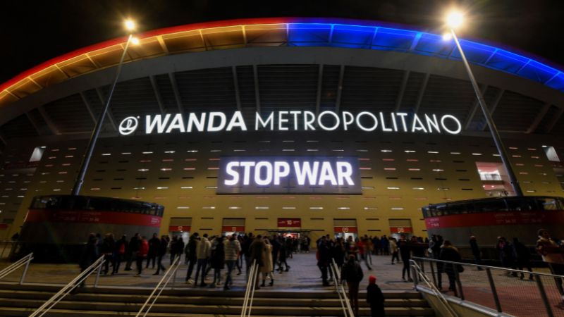 El problema del Santiago Bernabéu del Real Madrid es aprovechado por el Wanda Metropolitano del Atlético de Madrid.