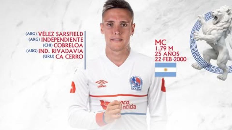 El mediocampista Agustín Mulet es la nueva contratación de Olimpia.