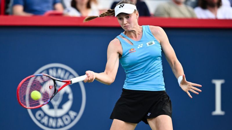 Elena Rybakina se convirtió en la primera clasificada para las semifinales del torneo WTA 1000 de Canadá.