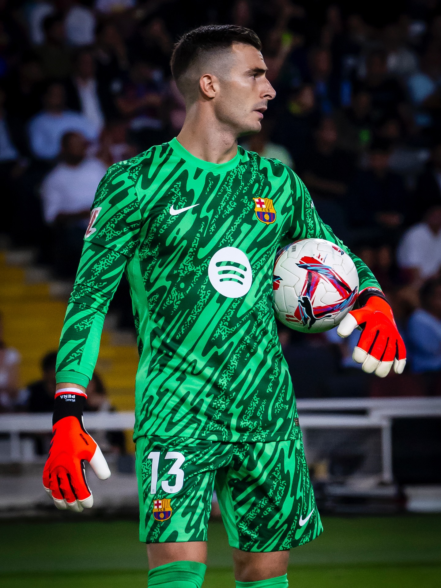 Iñaki Peña era el cuarto portero con que contaba el Barcelona para la presente temporada.
