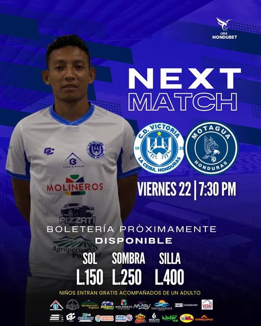El Victoria desarrolló los precios de entrada para el partido del viernes contra Motagua.
