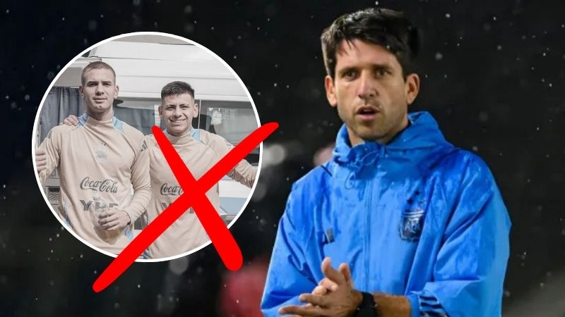 El técnico de Argentina, Diego Placente, dejó fuera de la lista de convocados para el Mundial Sub-20 de Chile a Franco Mastantuono y a Claudio Echeverri.