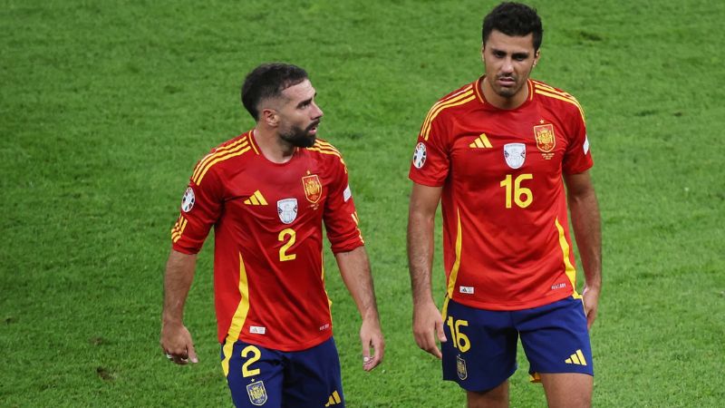 Tras varios meses de baja por lesión, Carvajal y Rodri volvieron a ser convocados por España.