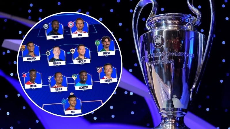 La Champions League publicó el equipo de semana tras la primera jornada del torneo.