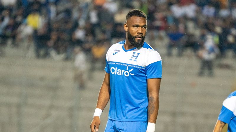 El delantero de Olimpia, Jorge Benguché, ya vibra el partido contra Costa Rica.