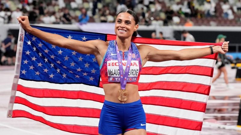 Sydney McLaughlin-Levrone logró llevarse el oro mundial de 400 metros en el Mundial de Tokyo.